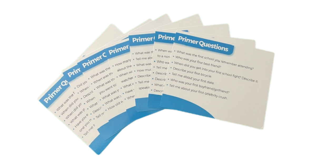 Memory Cues by Neuro Stream — Conversation Cards for Memory Care