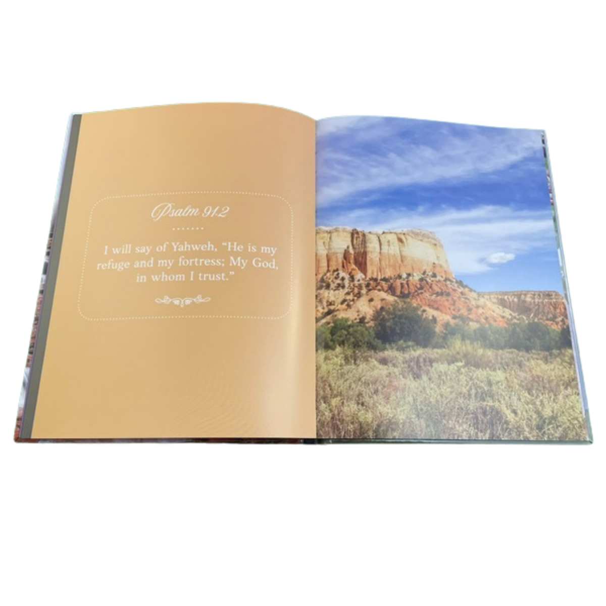 God’s Glory Through Verse and Nature – Large-Print Hardcover Scripture Picture Book for Seniors