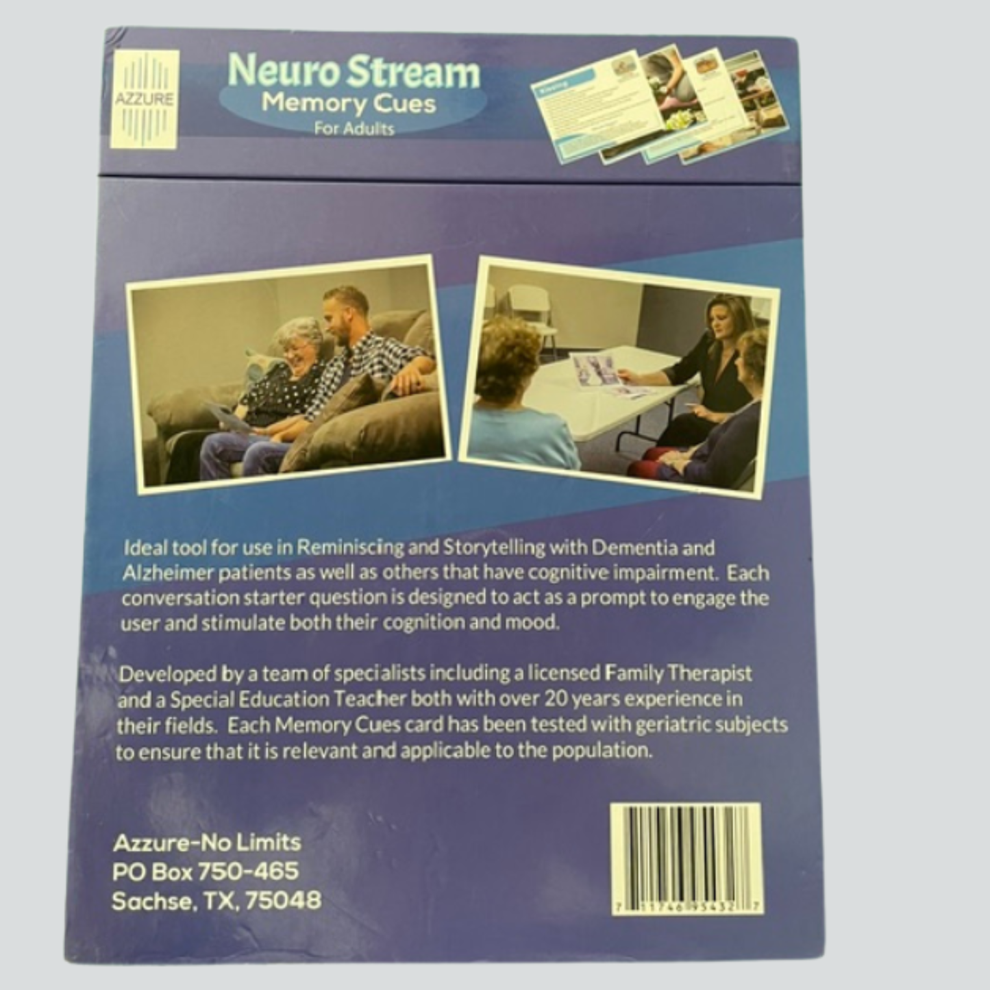 Memory Cues by Neuro Stream — Conversation Cards for Memory Care