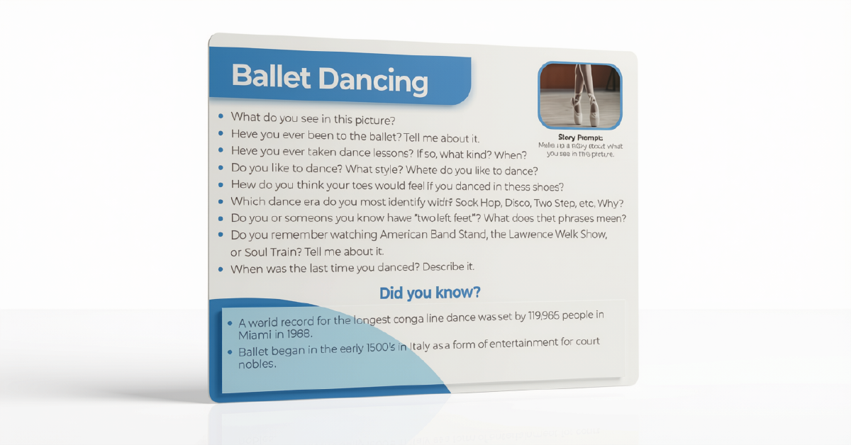 Memory Cues by Neuro Stream — Conversation Cards for Memory Care